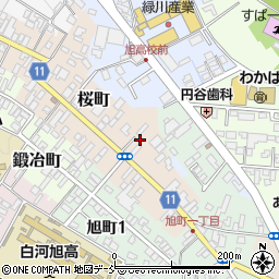 福島県白河市桜町62周辺の地図