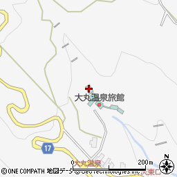 大丸温泉（奥那須温泉郷）周辺の地図