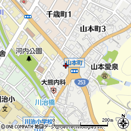 新潟県十日町市山本町1丁目191周辺の地図