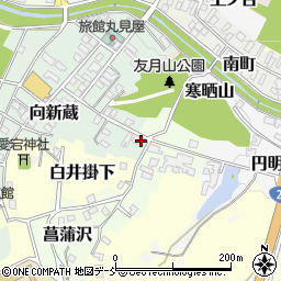福島県白河市向新蔵28周辺の地図