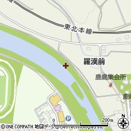 福島県白河市大塔ノ下周辺の地図