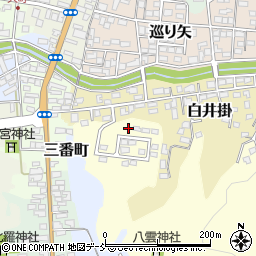 福島県白河市白井掛下19周辺の地図