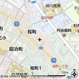 福島県白河市桜町58周辺の地図