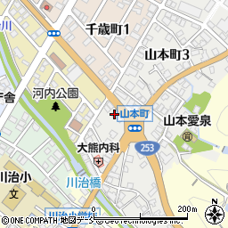 山本リース周辺の地図