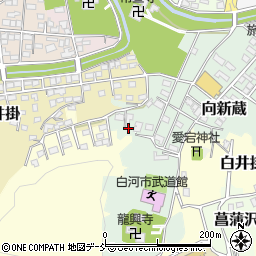 福島県白河市向新蔵122周辺の地図