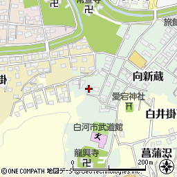 福島県白河市向新蔵94周辺の地図