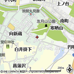 福島県白河市向新蔵24-5周辺の地図