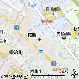 福島県白河市桜町52周辺の地図