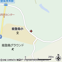和倉消防署能登島分遣所周辺の地図