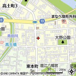 新潟日化サービス周辺の地図