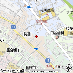 福島県白河市桜町55周辺の地図