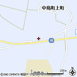 石川県七尾市中島町上町タ68周辺の地図