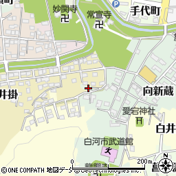 福島県白河市向新蔵103周辺の地図