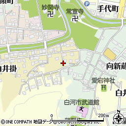 福島県白河市向新蔵103-2周辺の地図