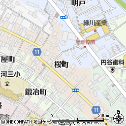 福島県白河市桜町41周辺の地図