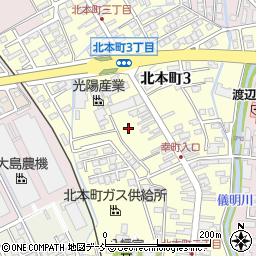 新潟県上越市北本町周辺の地図