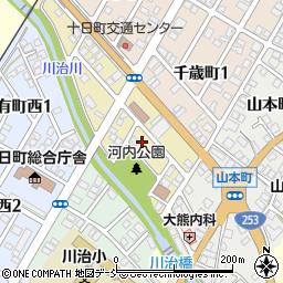 新潟県十日町市河内町周辺の地図