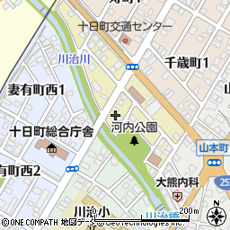 新潟県十日町市河内町4周辺の地図