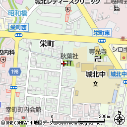 新潟県上越市栄町周辺の地図