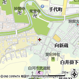 福島県白河市向新蔵84-3周辺の地図