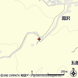 福島県いわき市小川町西小川五郎兵衛釜周辺の地図