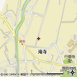 新潟県上越市滝寺周辺の地図