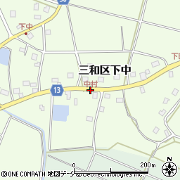 中村周辺の地図