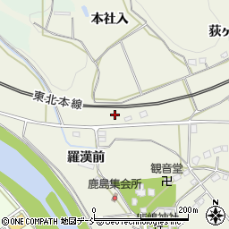 福島県白河市大本社入27周辺の地図