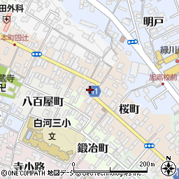 福島県白河市桜町167周辺の地図