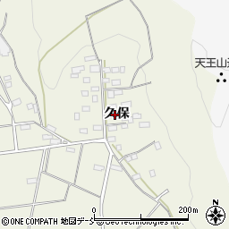 福島県白河市大久保46周辺の地図