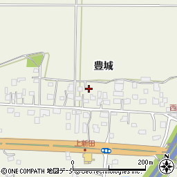 福島県西郷村（西白河郡）小田倉（豊城）周辺の地図