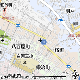 福島県白河市桜町169周辺の地図