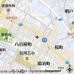 福島県白河市桜町175周辺の地図