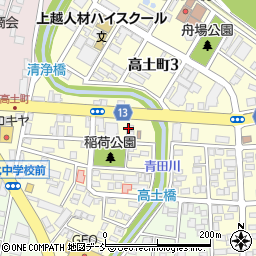 新潟県上越市高土町1丁目6周辺の地図