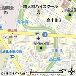 新潟日報サービスネット高田周辺の地図