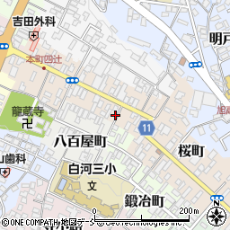福島県白河市桜町179周辺の地図