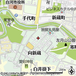 福島県白河市向新蔵69-1周辺の地図