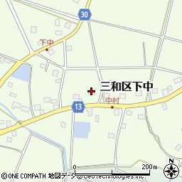 新潟県上越市三和区下中1973周辺の地図
