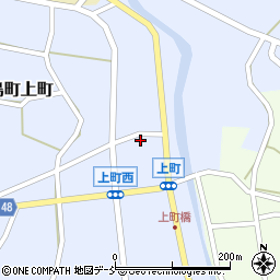 石川県七尾市中島町上町乙周辺の地図