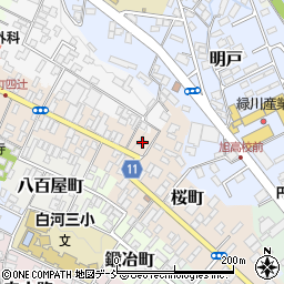 福島県白河市桜町19周辺の地図