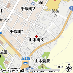 新潟県十日町市山本町周辺の地図