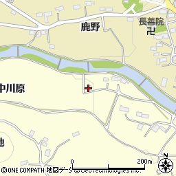 福島県いわき市小川町西小川中川原周辺の地図