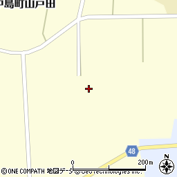 石川県七尾市中島町山戸田ヘ周辺の地図