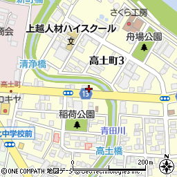 新潟県上越市高土町1丁目7周辺の地図