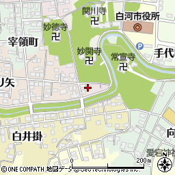福島県白河市金屋町118周辺の地図
