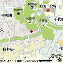 福島県白河市金屋町118-2周辺の地図
