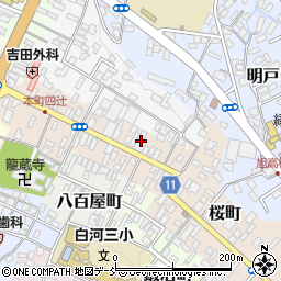 福島県白河市桜町3周辺の地図