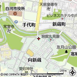 福島県白河市向新蔵62周辺の地図