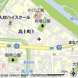 新潟県上越市高土町3丁目8周辺の地図