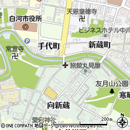 福島県白河市向新蔵80-2周辺の地図